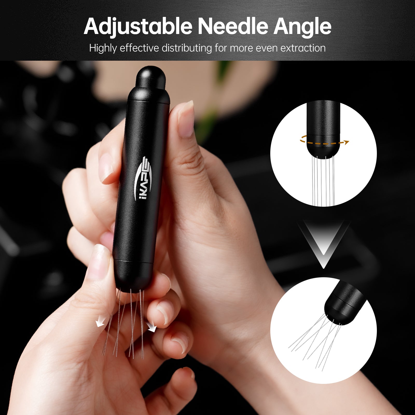 IKAPE Retractable Coffee WDT Tool With Stand