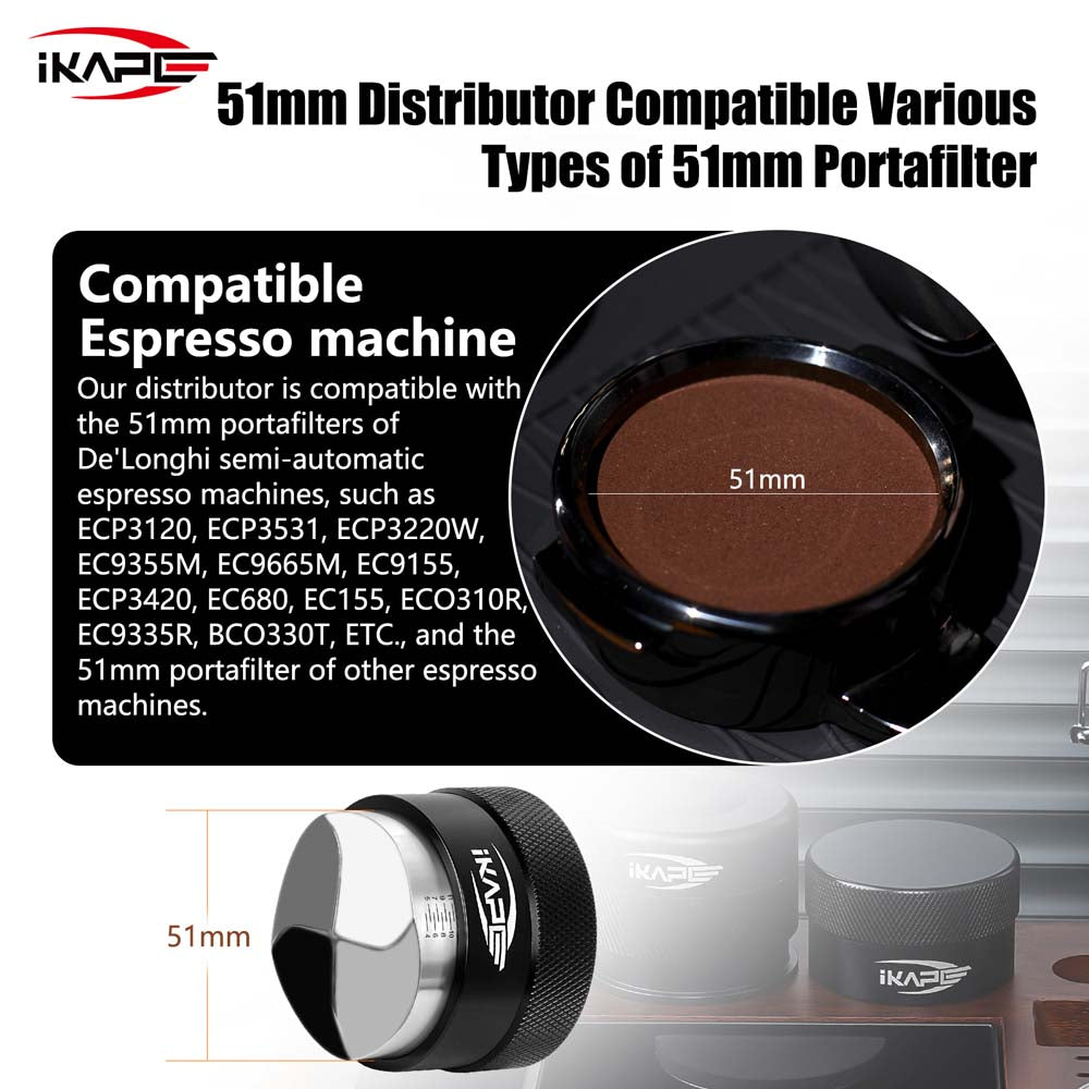 IKAPE Gravity Coffee Distributor | Espresso Leveler Tool