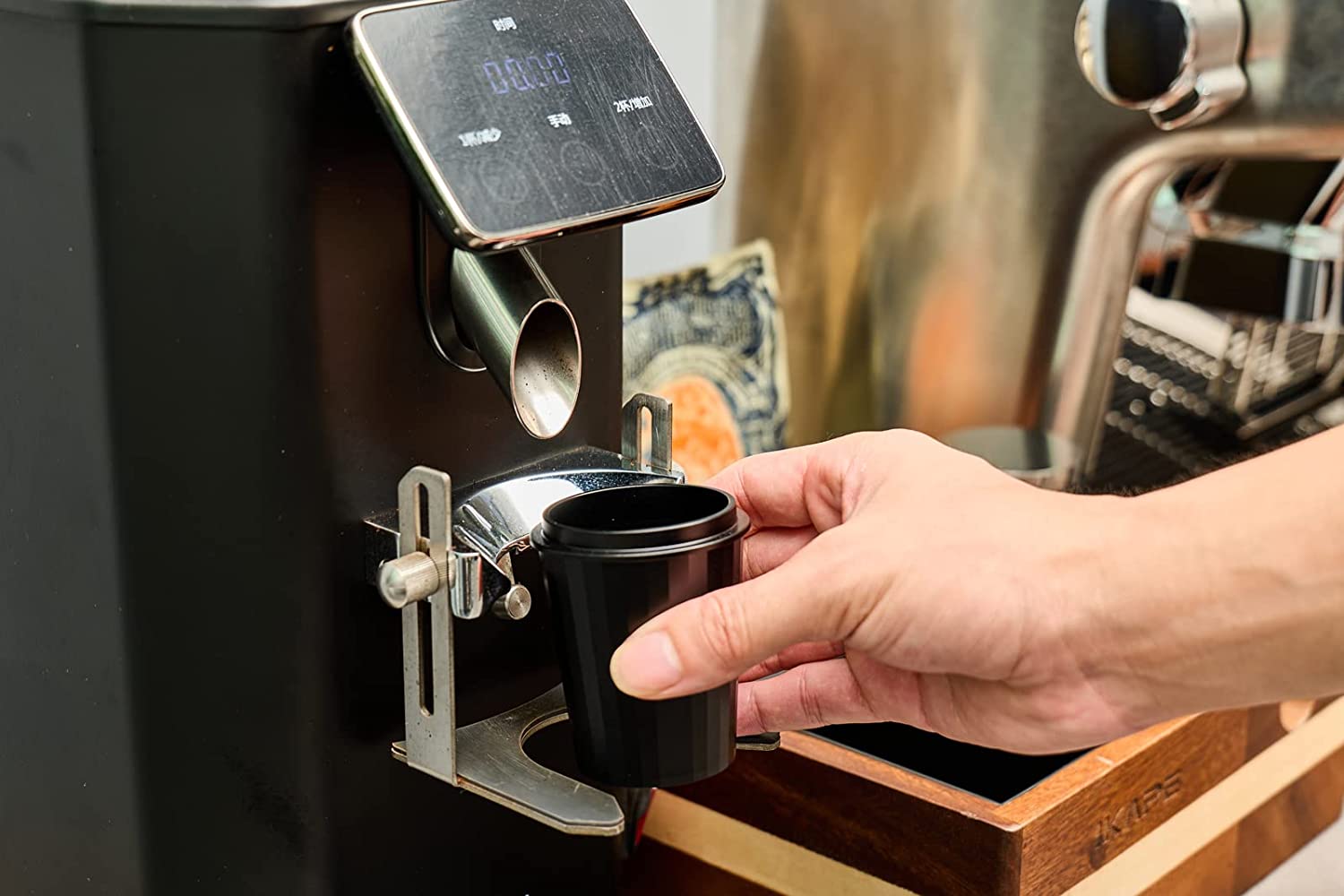 IKAPE Espresso Puck Screen, Reusable Professional Barista Portafilter Coffee Dosing Cup