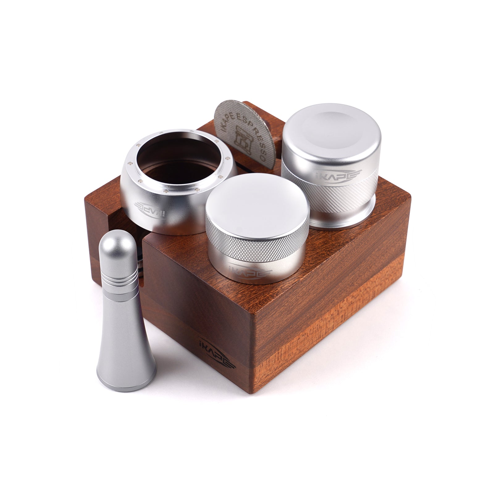IKAPE Small Espresso Bar Kit, 7 in 1 Organizer Box