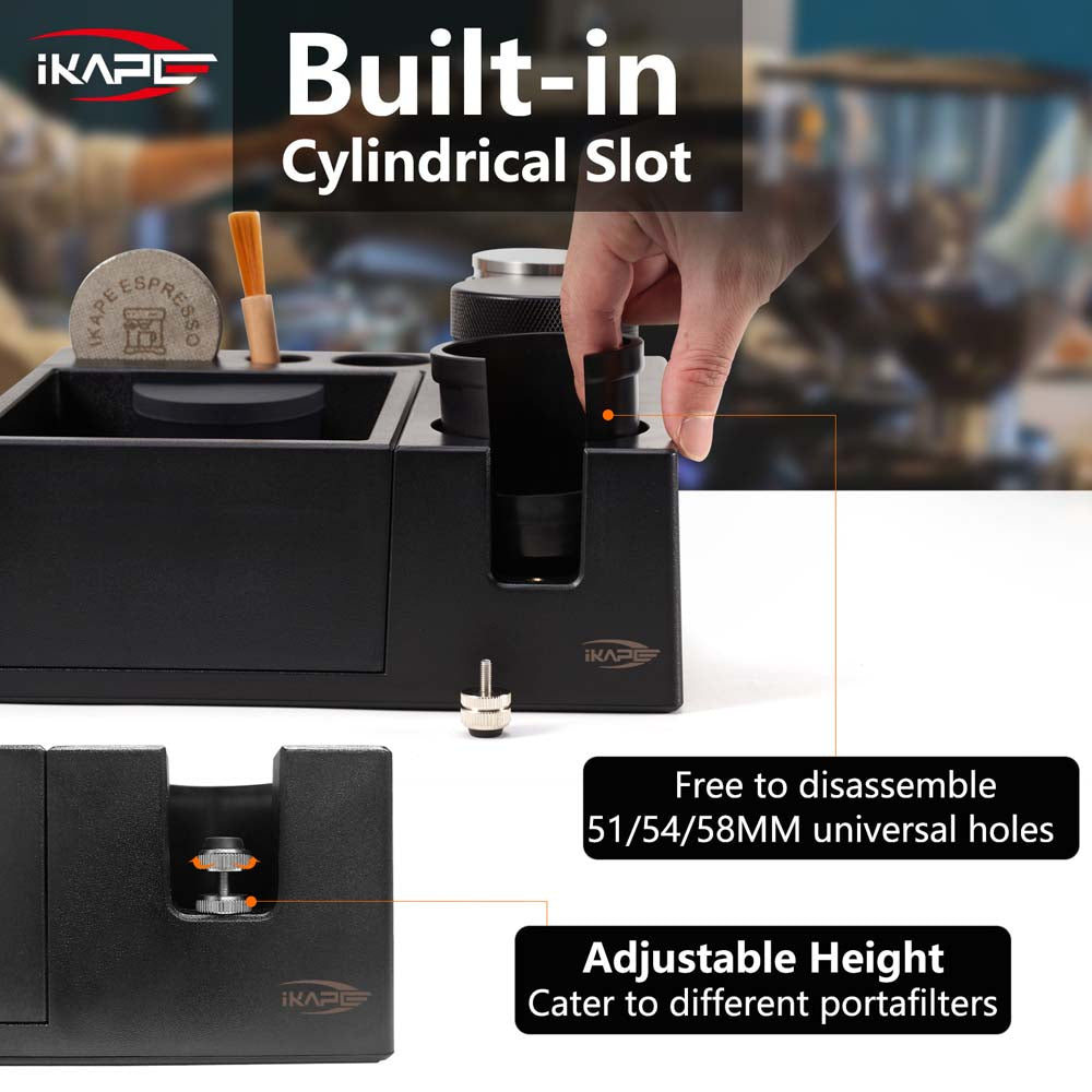 IKAPE Espresso Products, ABS V2 Knock Box For 51mm, 54mm, 58mm Portafilter