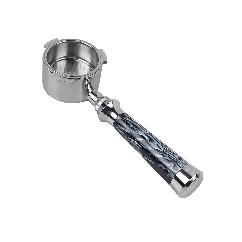 IKAPE Espresso Machinie Bottomless Portafilter with Basket (illusionary Stream)