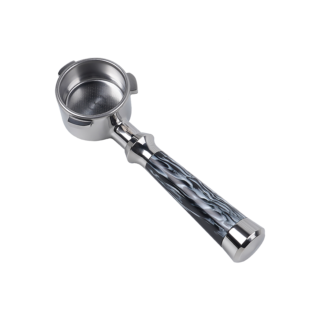 IKAPE Espresso Machinie Bottomless Portafilter with Basket (illusionary Stream)