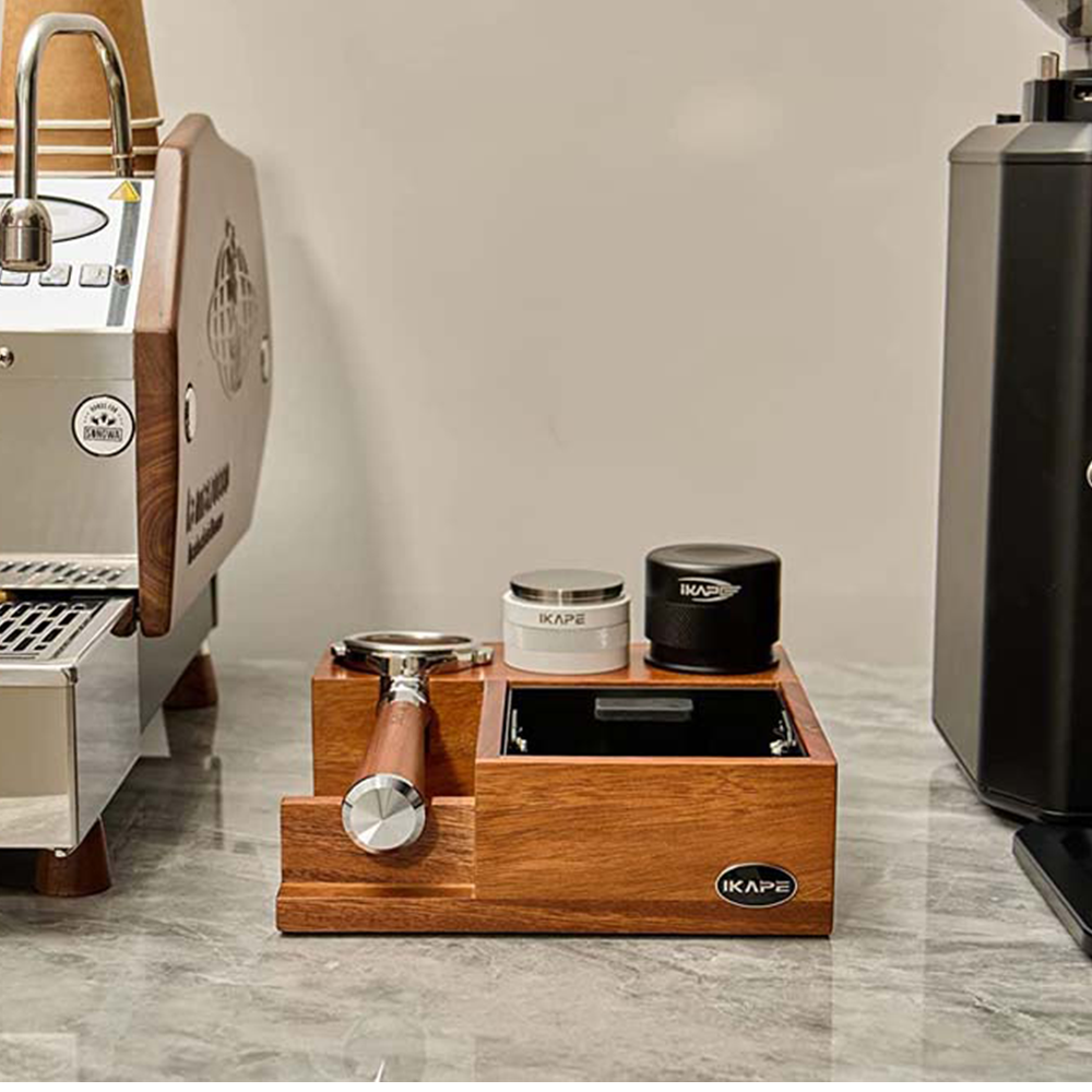 IKAPE V3 Espresso Knock Box, Espresso Coffee Organizer Box