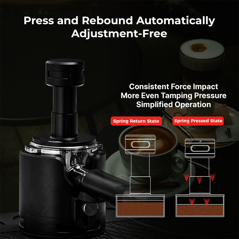 IKAPE V5 Click Coffee Tamper with Sound Feedback
