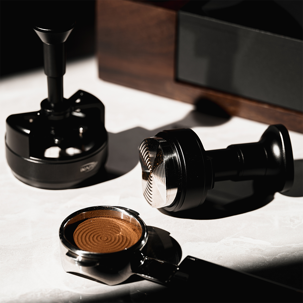 IKAPE All-in-One Coffee Distributor and Tamper Combo - UniPress