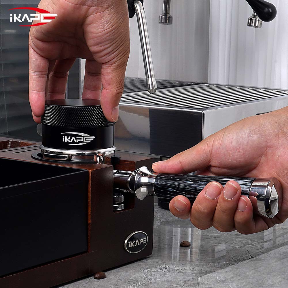 IKAPE Espresso Machinie Bottomless Portafilter with Basket (illusionary Stream)