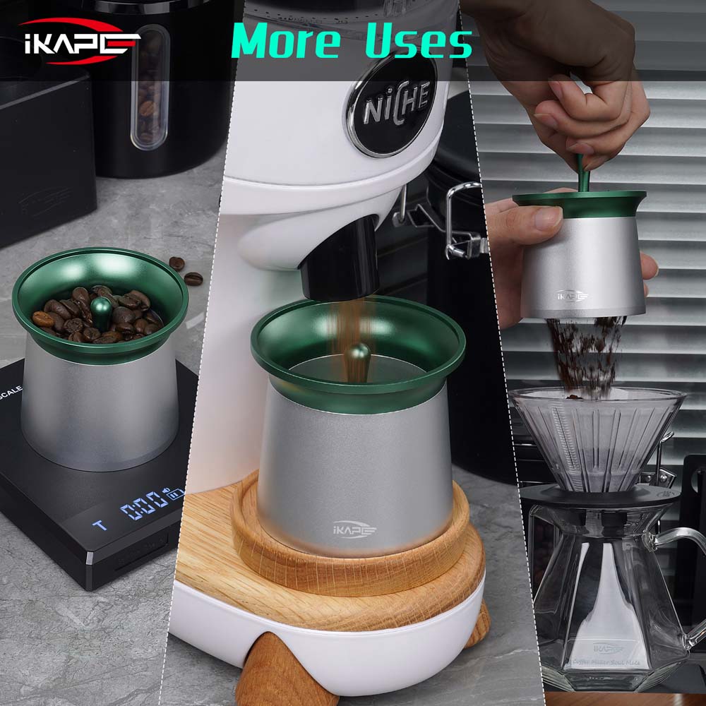 IKAPE Coffee Blind Shaker Espresso Powder Receiver Cup