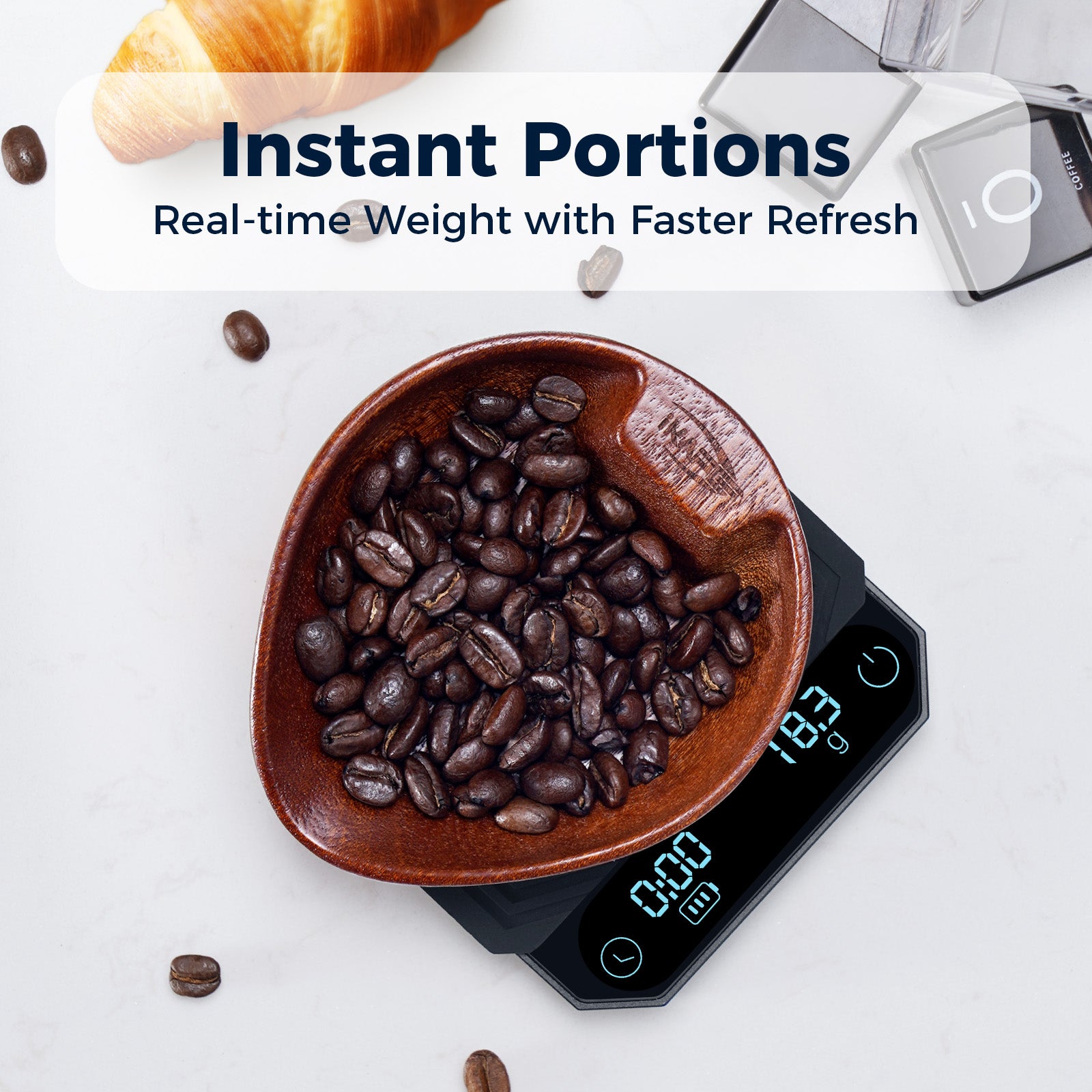 IKAPE Metal Smart Palm Electronic Coffee Scale -V3