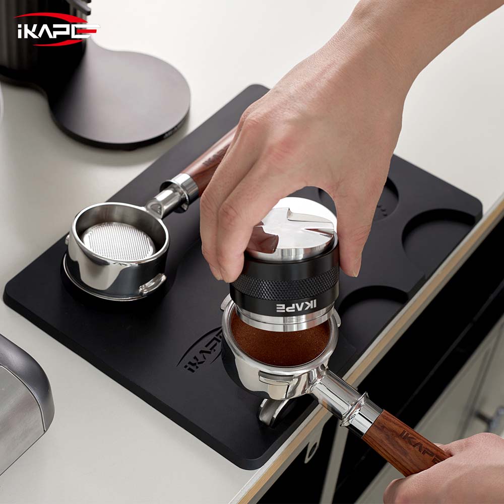 IKAPE Coffee Tamper Station Mat