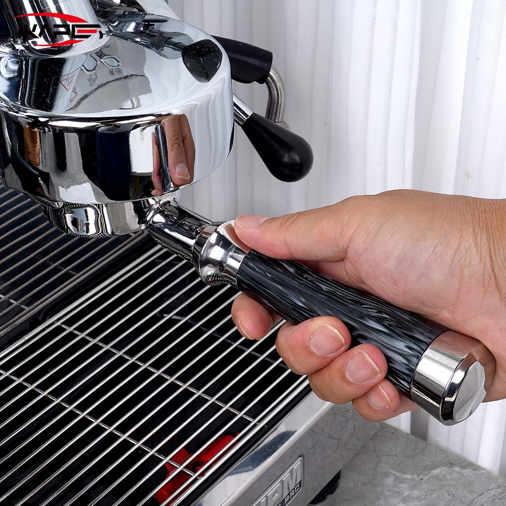 IKAPE Espresso Machinie Bottomless Portafilter with Basket (illusionary Stream)