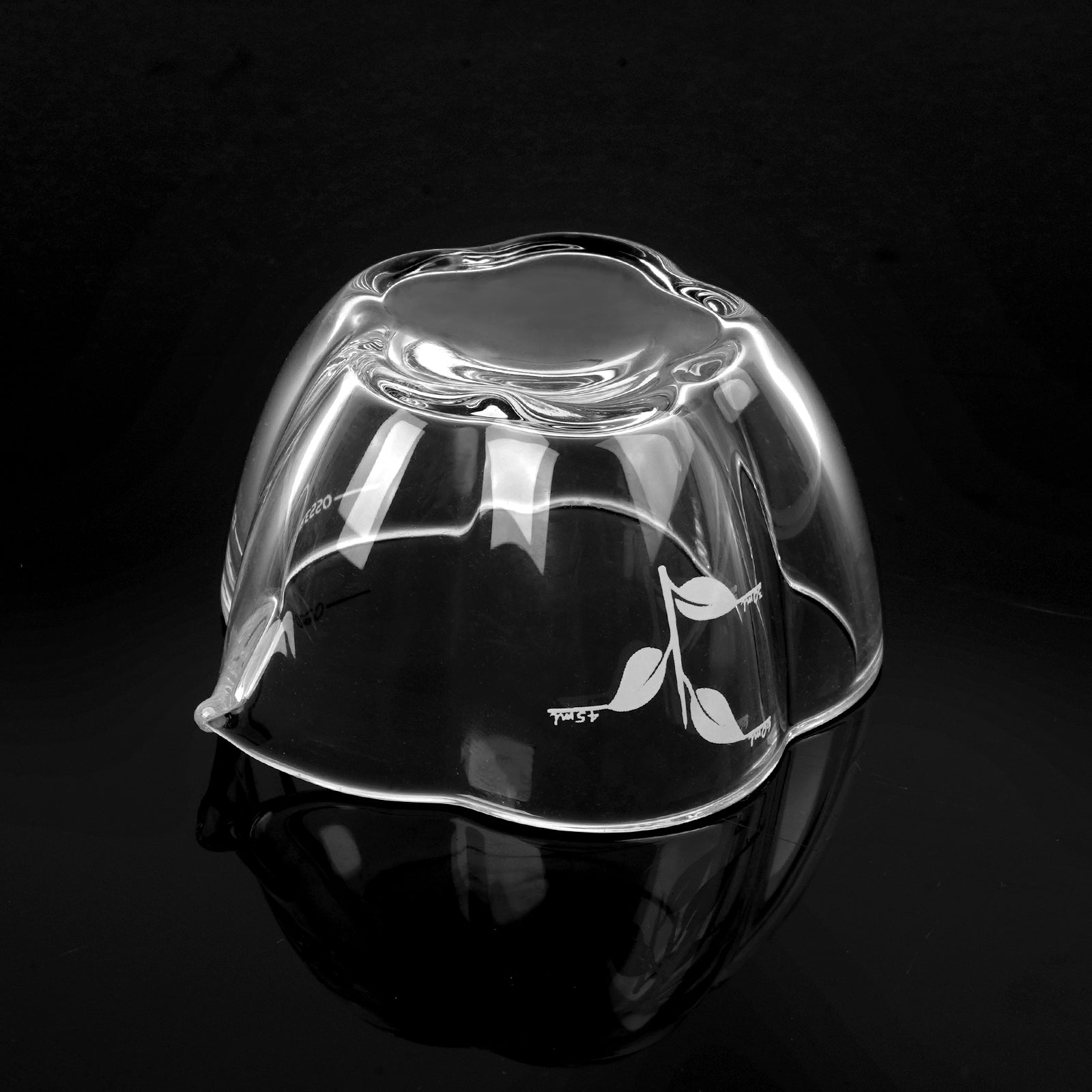 IKAPE Espresso Measuring Cup - Glass Petal