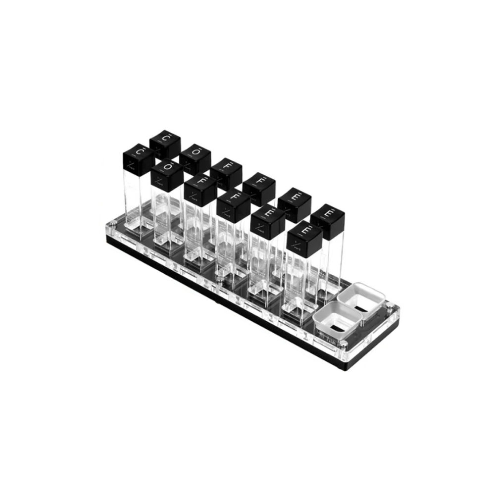 IKAPE Coffee Bean Cellars with Stand & Hopper 6 Tubes and 12 Tubes