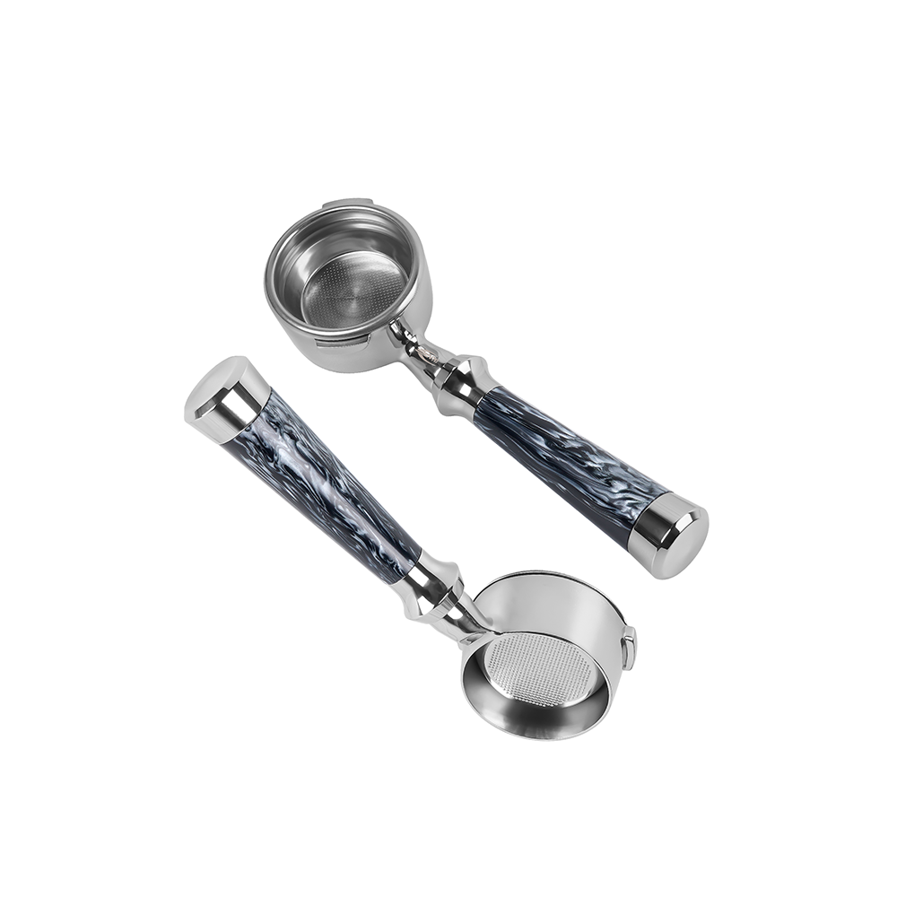 IKAPE Espresso Machinie Bottomless Portafilter with Basket (illusionary Stream)