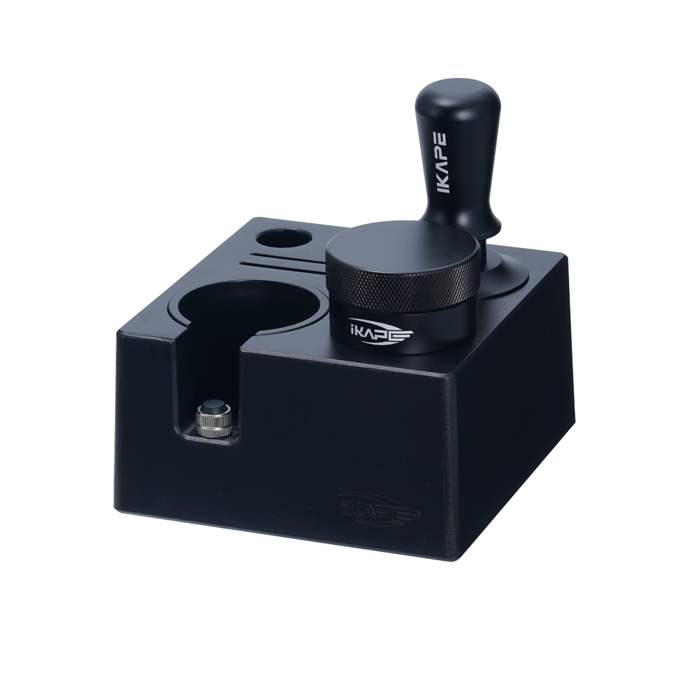 IKAPE Coffee Tamper Distributor With Small 7 in 1 ABS Tamper Organizer
