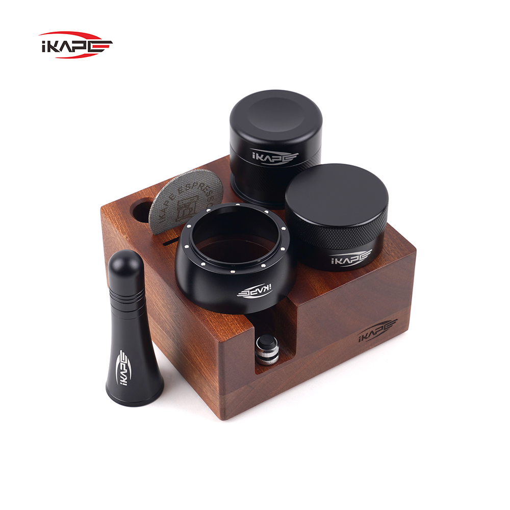 IKAPE Small Espresso Bar Kit, 7 in 1 Organizer Box