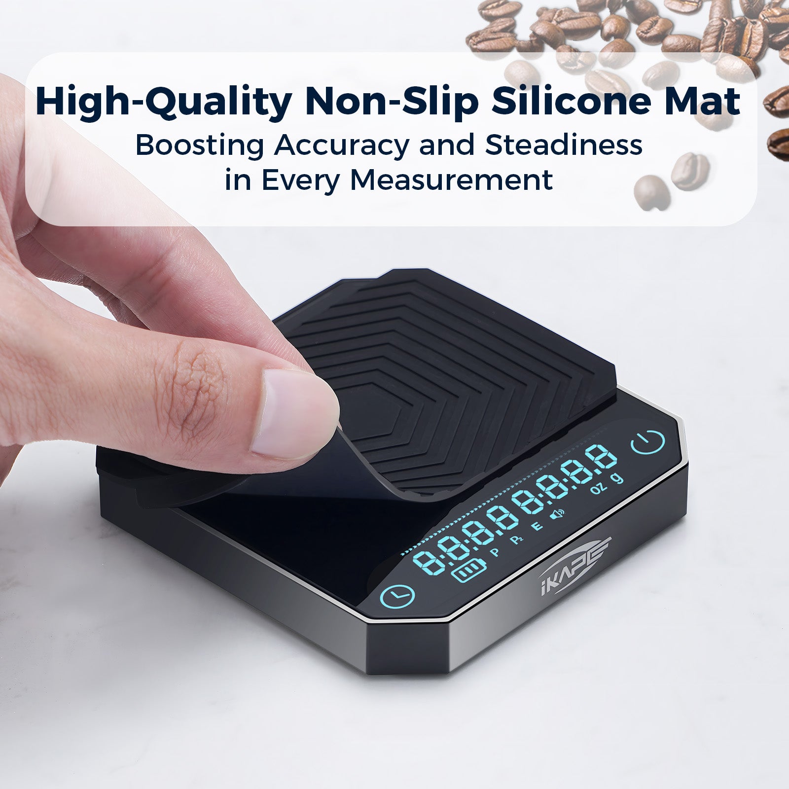 IKAPE Metal Smart Palm Electronic Coffee Scale -V3