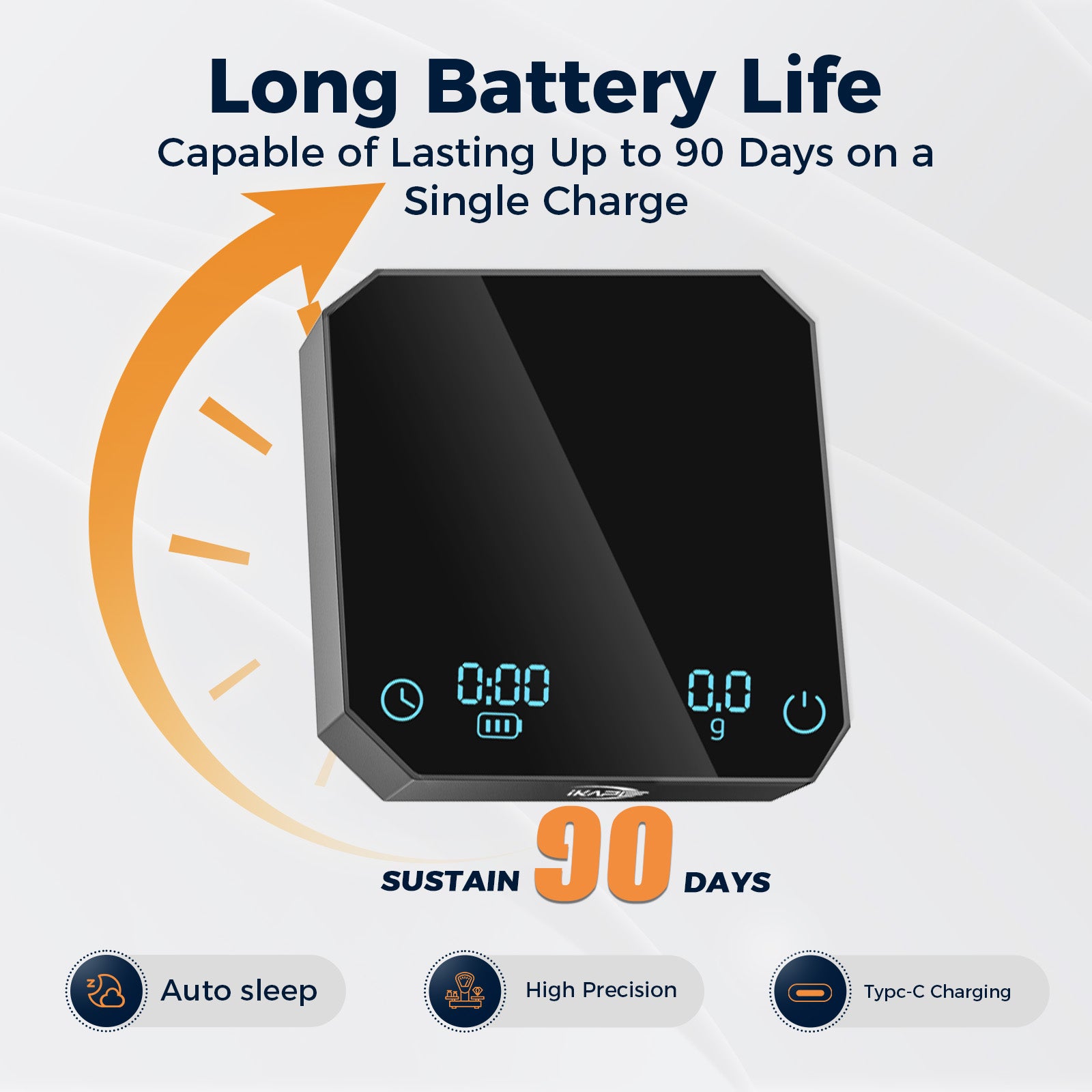 IKAPE Metal Smart Palm Electronic Coffee Scale -V3