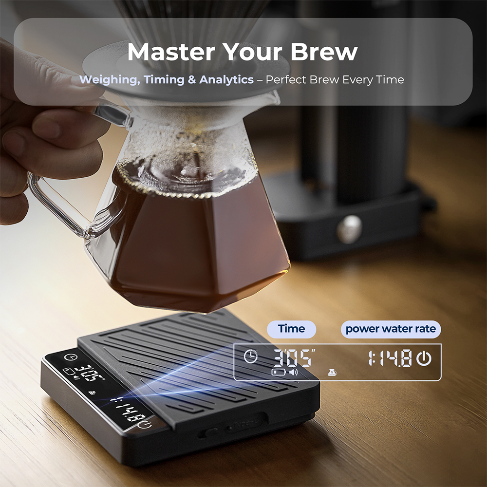 IKAPE Espresso Coffee Smart Electronic Scale Mini SC35