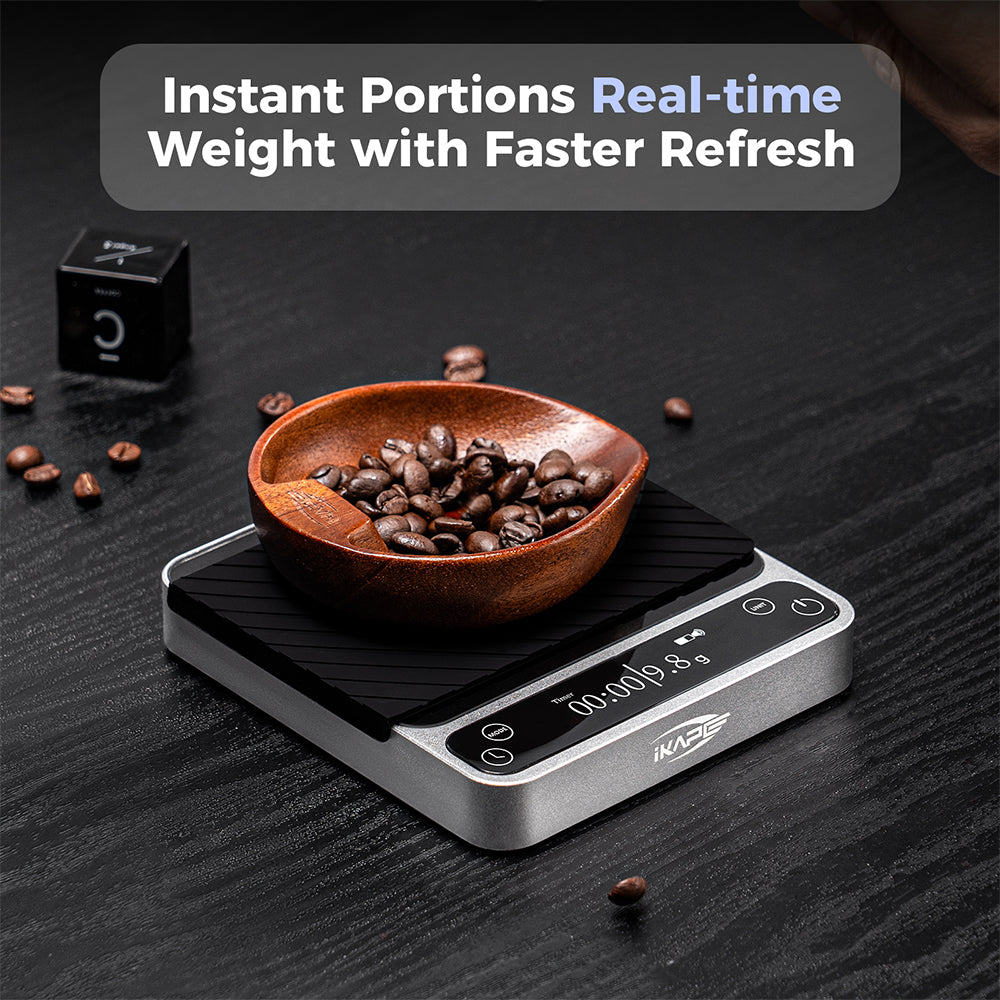 IKAPE Smart Electronic Coffee Scale with Bluetooth APP_V2 Pro