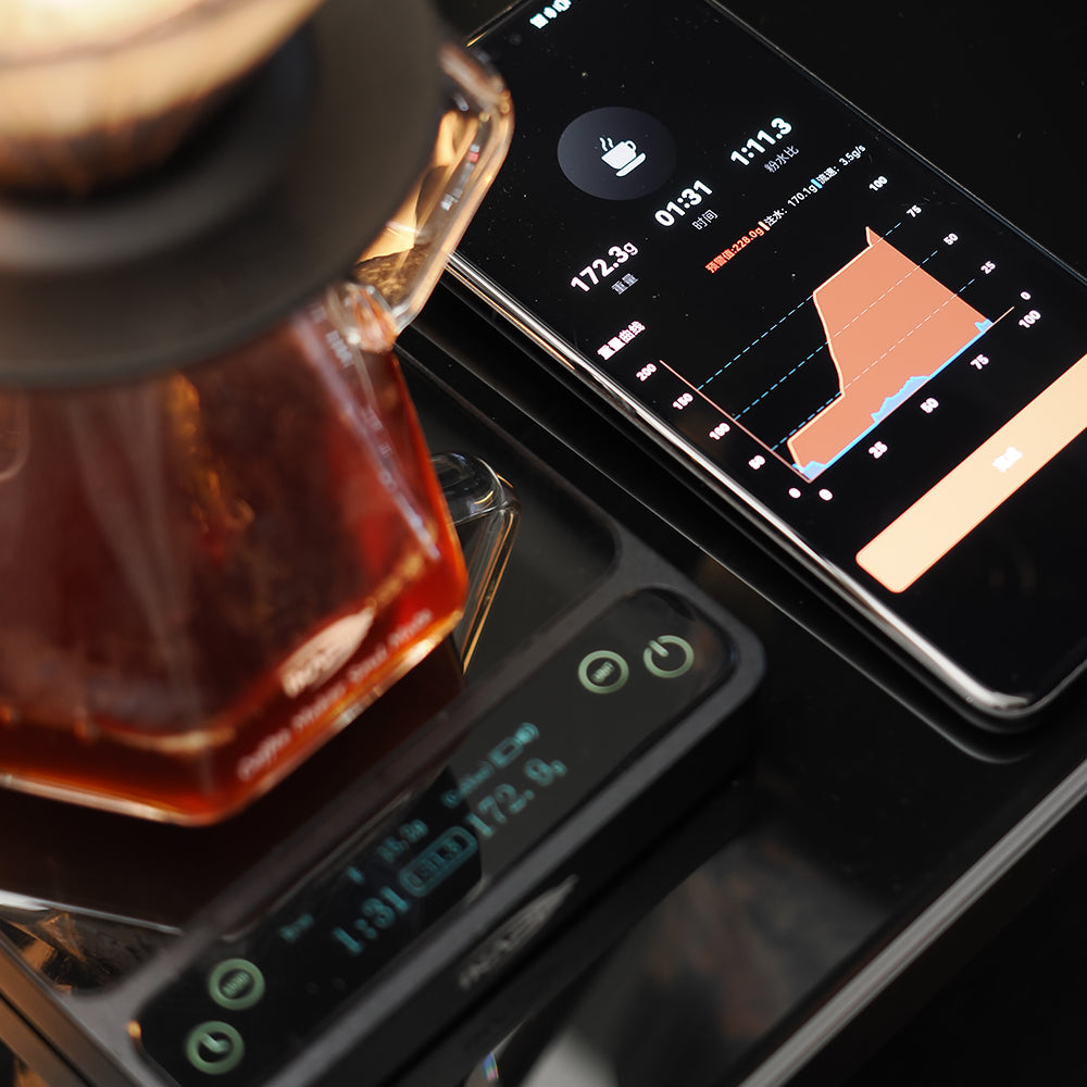 IKAPE Smart Electronic Coffee Scale with Bluetooth APP_V2 Pro