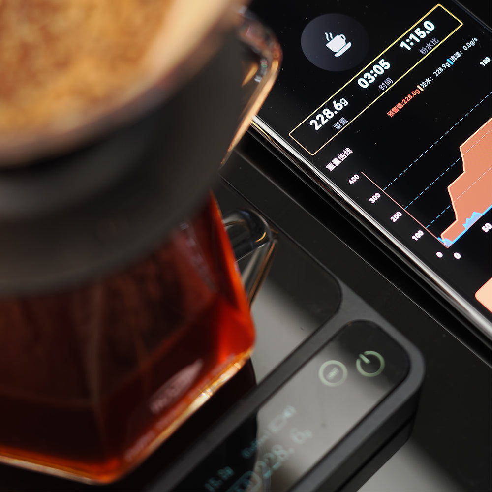 IKAPE Smart Electronic Coffee Scale with Bluetooth APP_V2 Pro