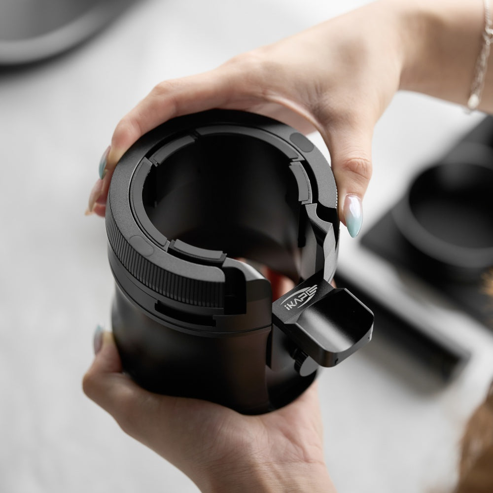 IKAPE Espresso Portafilter Holder - Rotary Adjustable Portafilter Stand V4