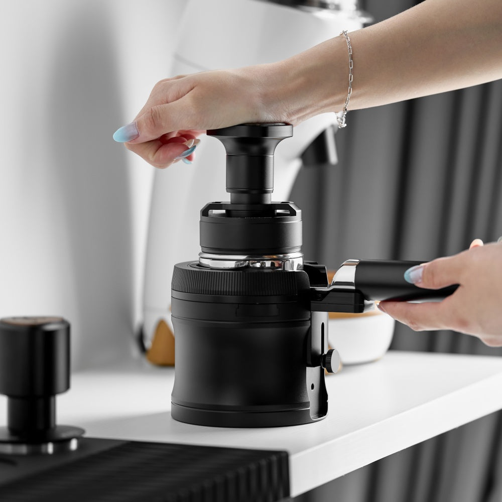 IKAPE Espresso Portafilter Holder - Rotary Adjustable Portafilter Stand V4
