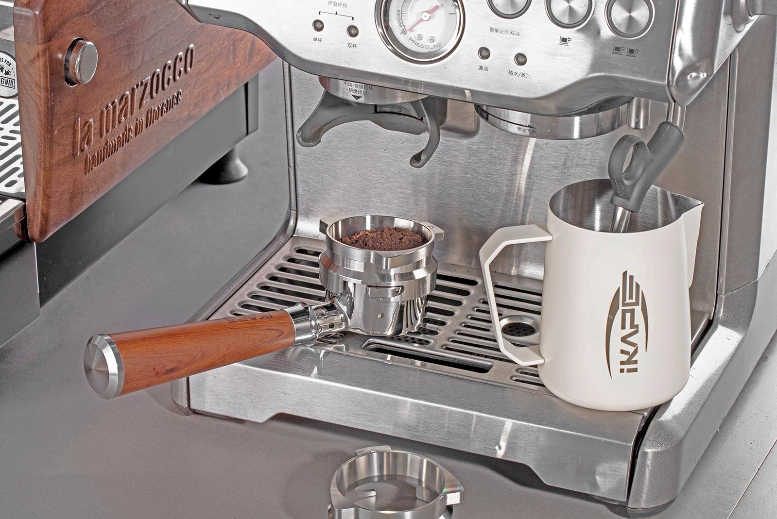 IKAPE Espresso Dosing Funnel Compatible with Breville 54mm Portafilter