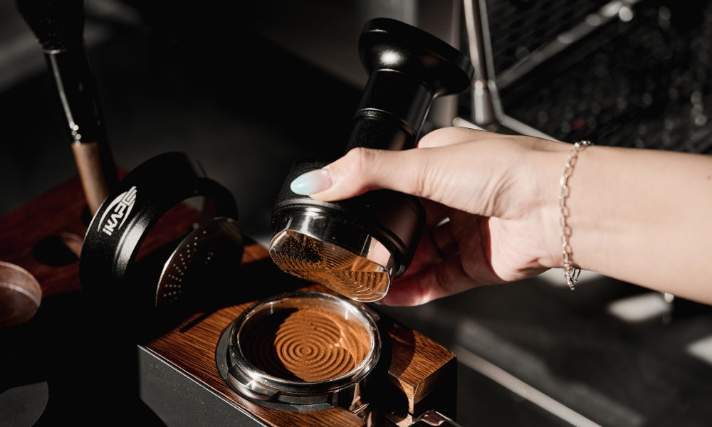 IKAPE All-in-One Coffee Distributor and Tamper Combo - UniPress