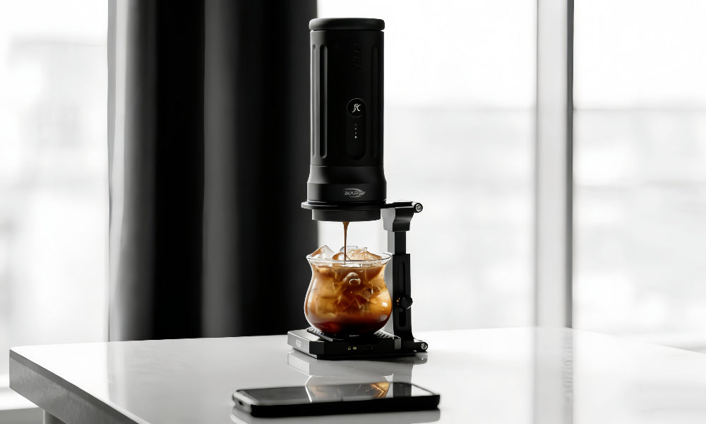 IKAPE Portable Coffee Maker with 58mm Bottomless Basket- KAPO K2 Pro