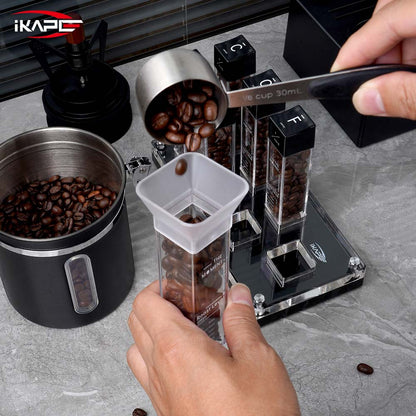 IKAPE Coffee Bean Cellars with Stand &amp; Hopper 6 Tubes and 12 Tubes