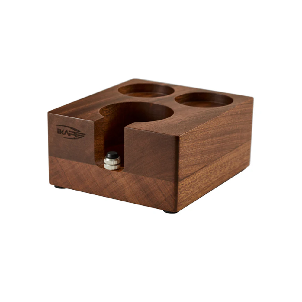 IKAPE Espresso Tamper Station Wooden Coffee Tamper Holder Base - Thumbnail 3