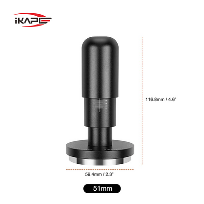 IKAPE Calibrated Coffee Adjustable Pressure Spring Tamper