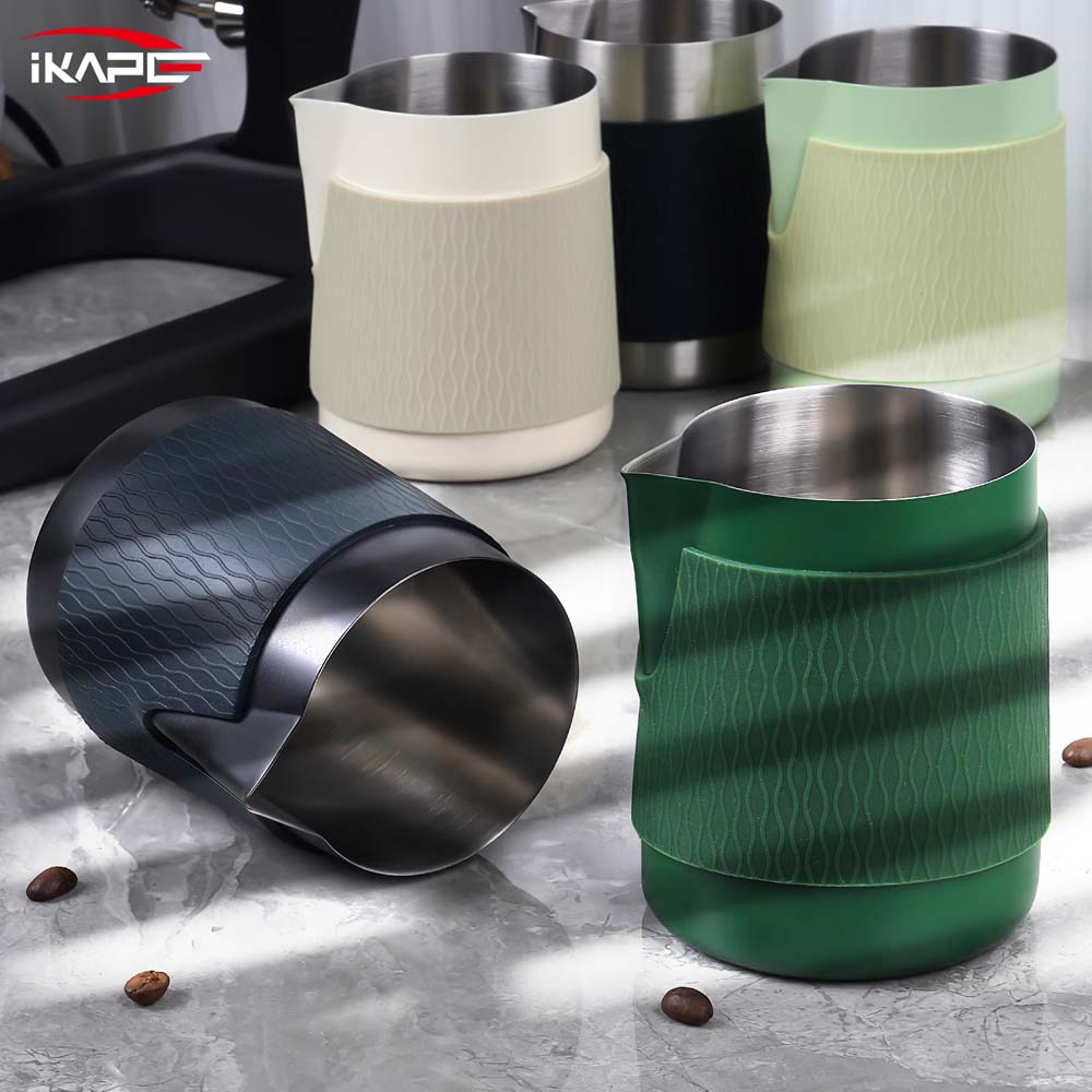 IKAPE Espresso Milk Frothing Jug without Handle