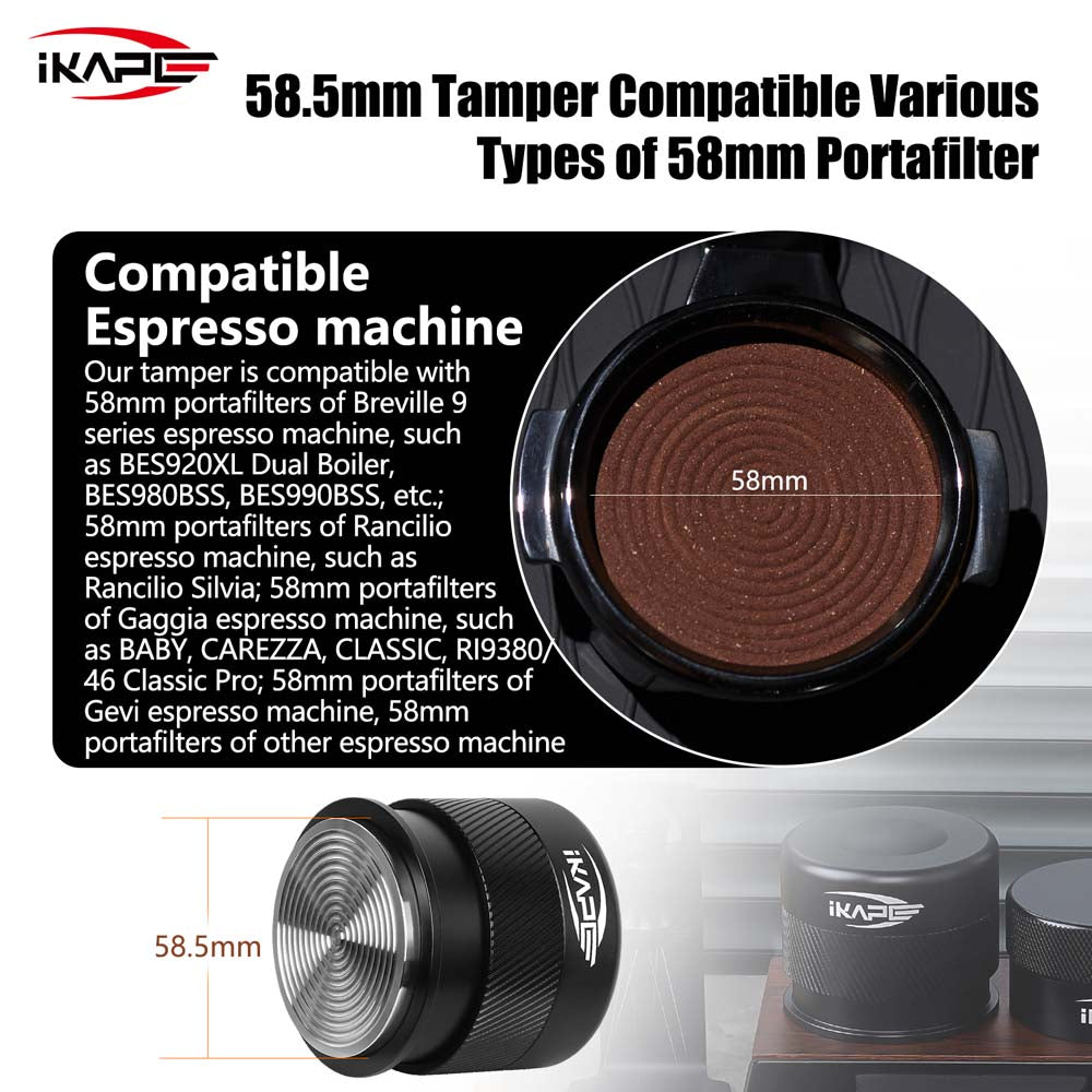IKAPE V4  Plam Calibrated Coffee Tamper