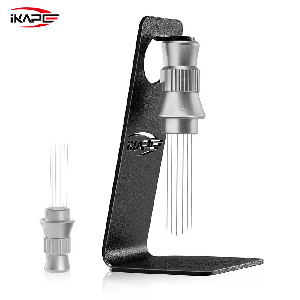 IKAPE Espresso WDT Tools, Adjustable Espresso Stirrer for Barista, with Magnetic Stand