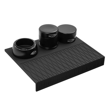 IKAPE Espresso Puck Prep and Tamper Mat Set