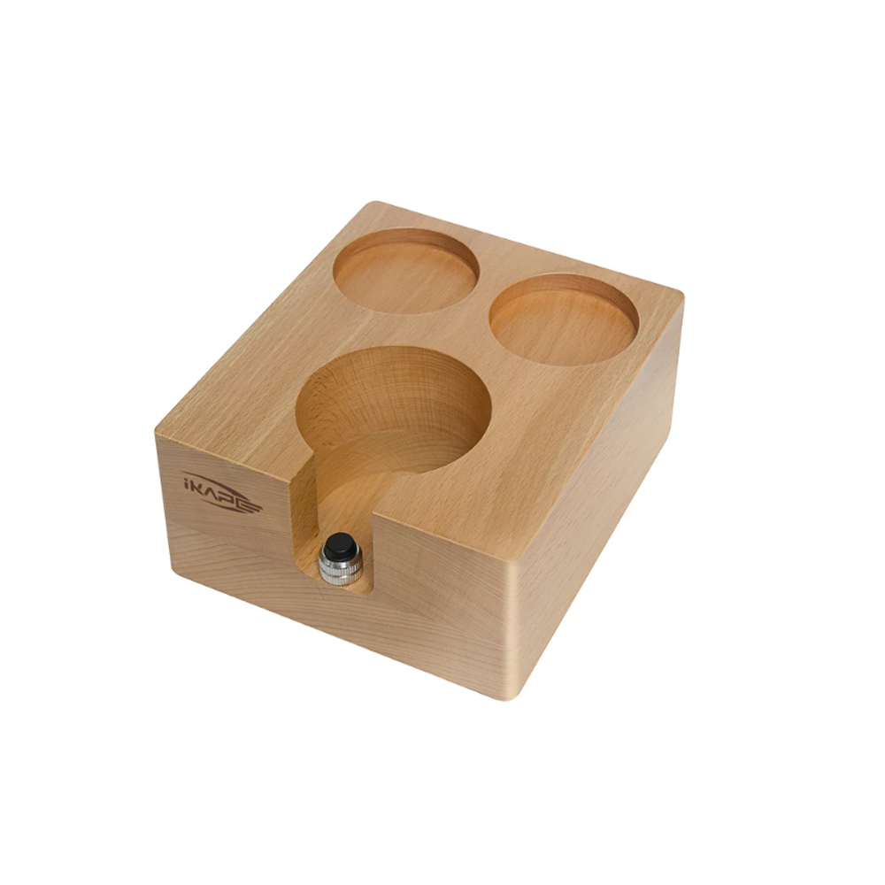 IKAPE Espresso Tamper Station Wooden Coffee Tamper Holder Base - Thumbnail 2