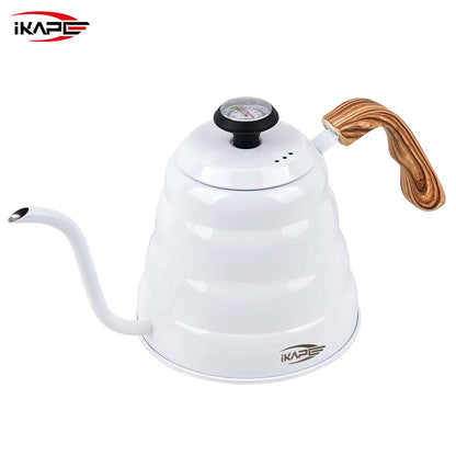 IKAPE Pour Over Coffee Kettle, Gooseneck Tea Kettle, 40 oz with Thermometer