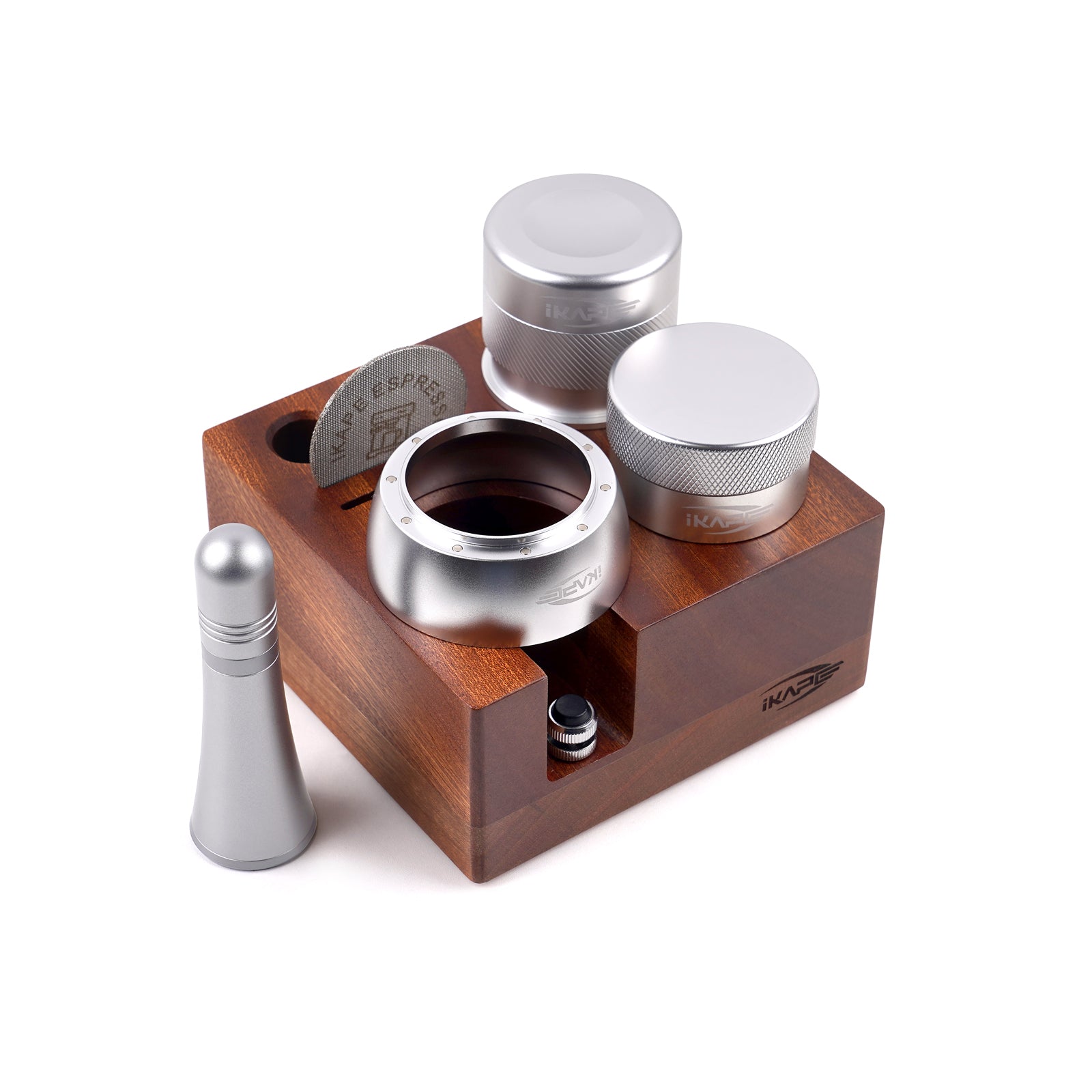 IKAPE Small Espresso Bar Kit, 7 in 1 Organizer Box