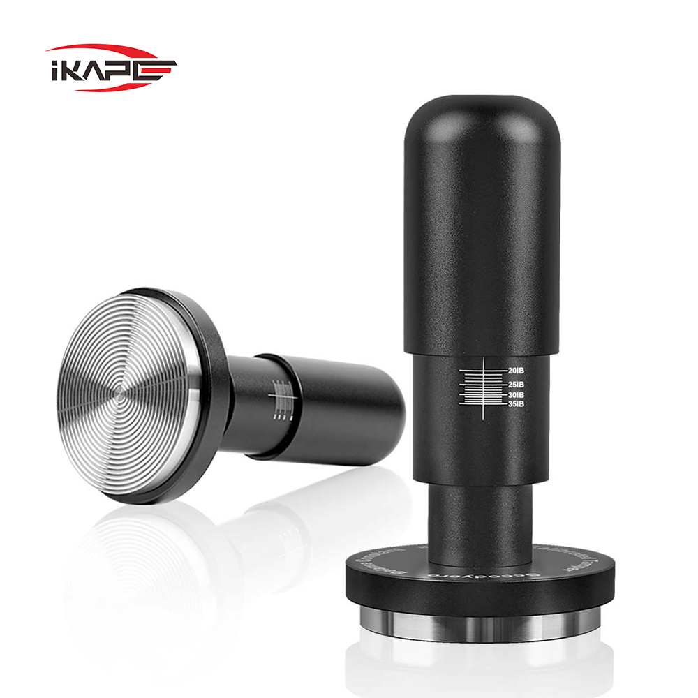 IKAPE Calibrated Coffee Adjustable Pressure Spring Tamper