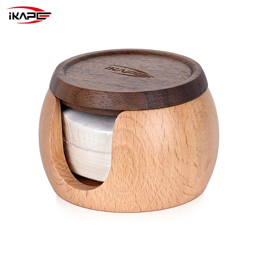 IKAPE Espresso Wooden box and 200pcs Paper Filters