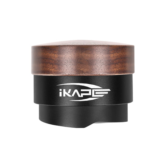 IKAPE Coffee Distributor, Espresso Gravity Distributor(Wooden Handle,Black Base)