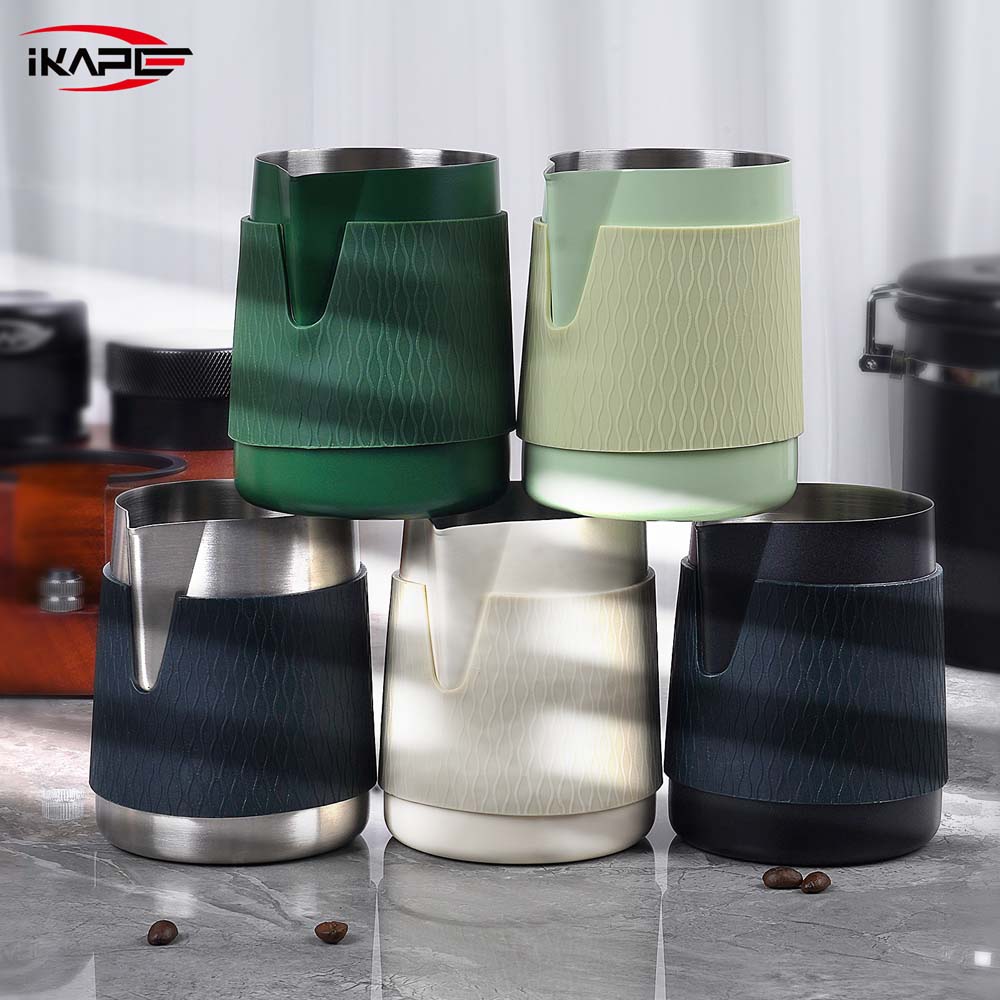 IKAPE Espresso Milk Frothing Jug without Handle