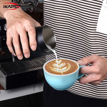 IKAPE Espresso Milk Frothing Jug without Handle