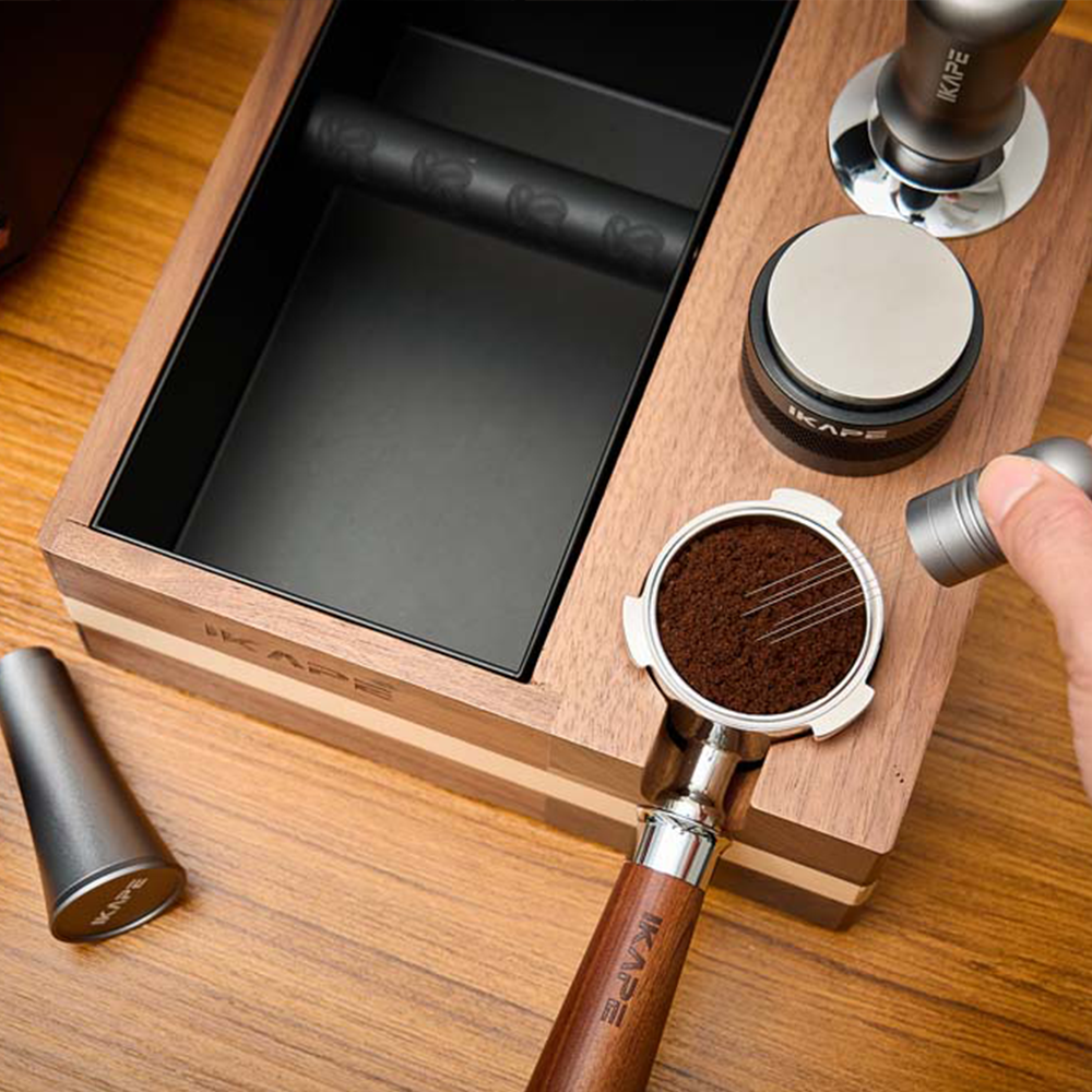 IKAPE Espresso V1 Knock Box, Espresso Accessories Organizer Box IKAPE Espresso V1 Knock Box, Espresso Accessories Organizer Box
