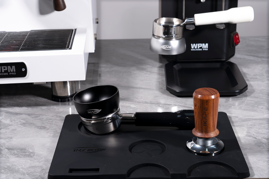 IKAPE Espresso Magnetic Dosing Funnel , With Puck Screen
