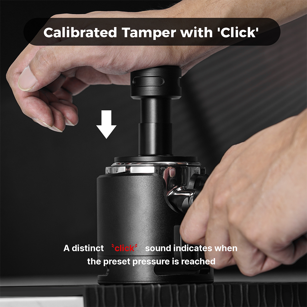 IKAPE Coffee Tamper, Click Espresso Calibrated Tamper