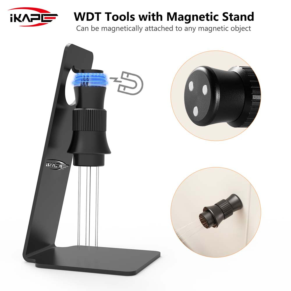 IKAPE Espresso WDT Tool with Adjustable Stirrer and Magnetic Stand - Thumbnail 4